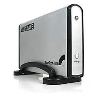 Startech.com InfoSafe Mobile 3.5  USB 2.0 One Button IDE Hard Drive Enclosure (IDECAS35UBGB)